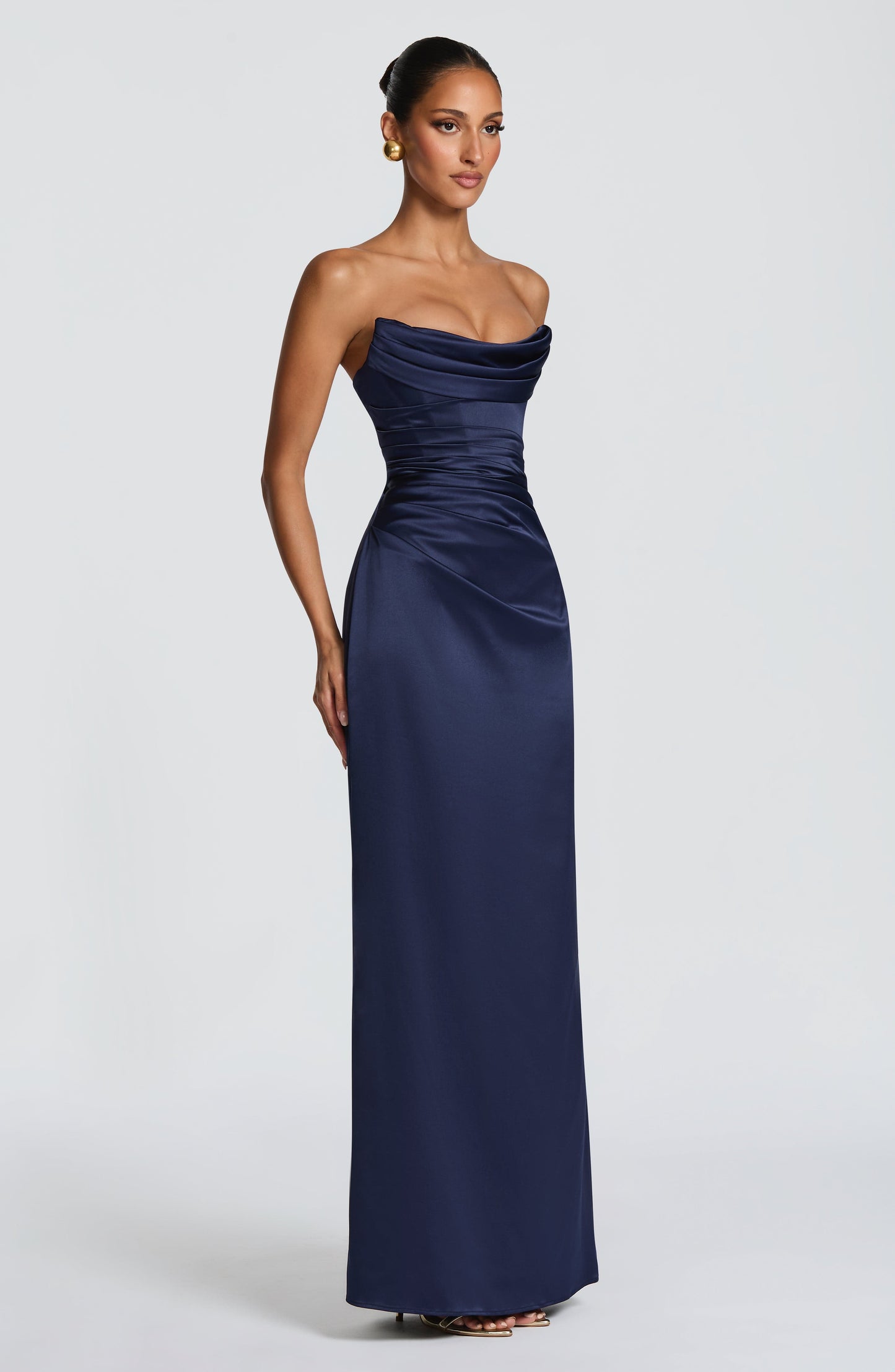 Robe Longue Vessa - Bleu Marine