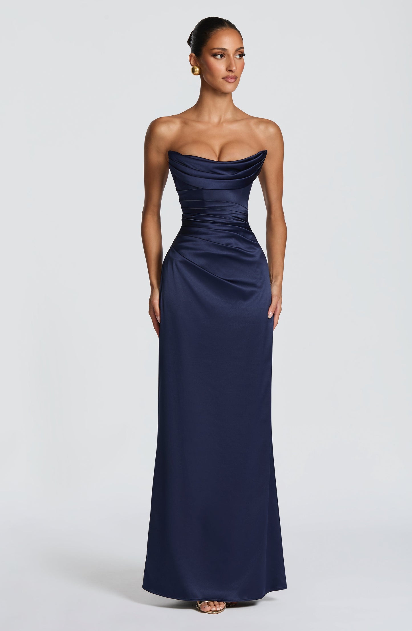 Robe Longue Vessa - Bleu Marine