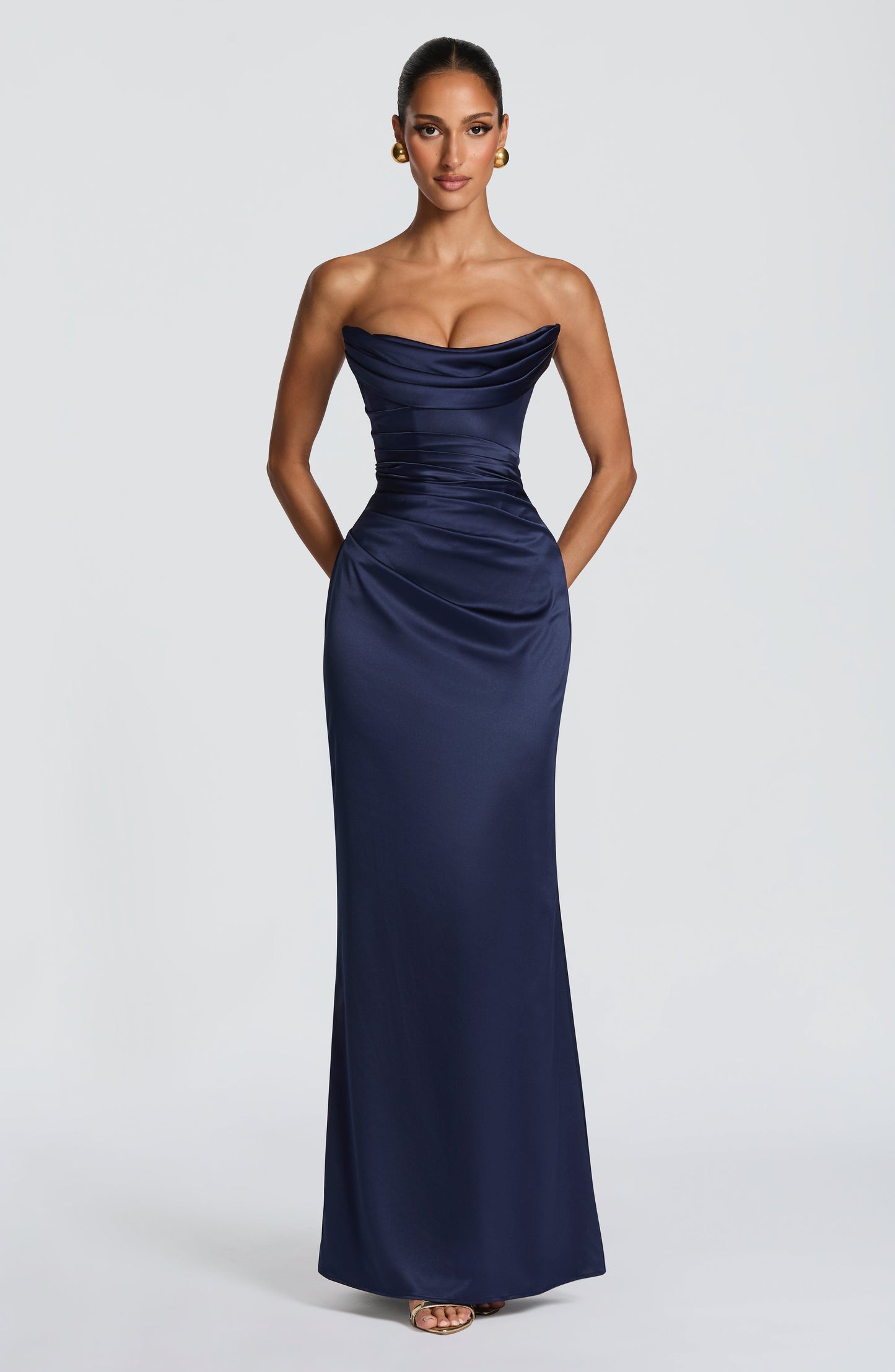 Robe Longue Vessa - Bleu Marine