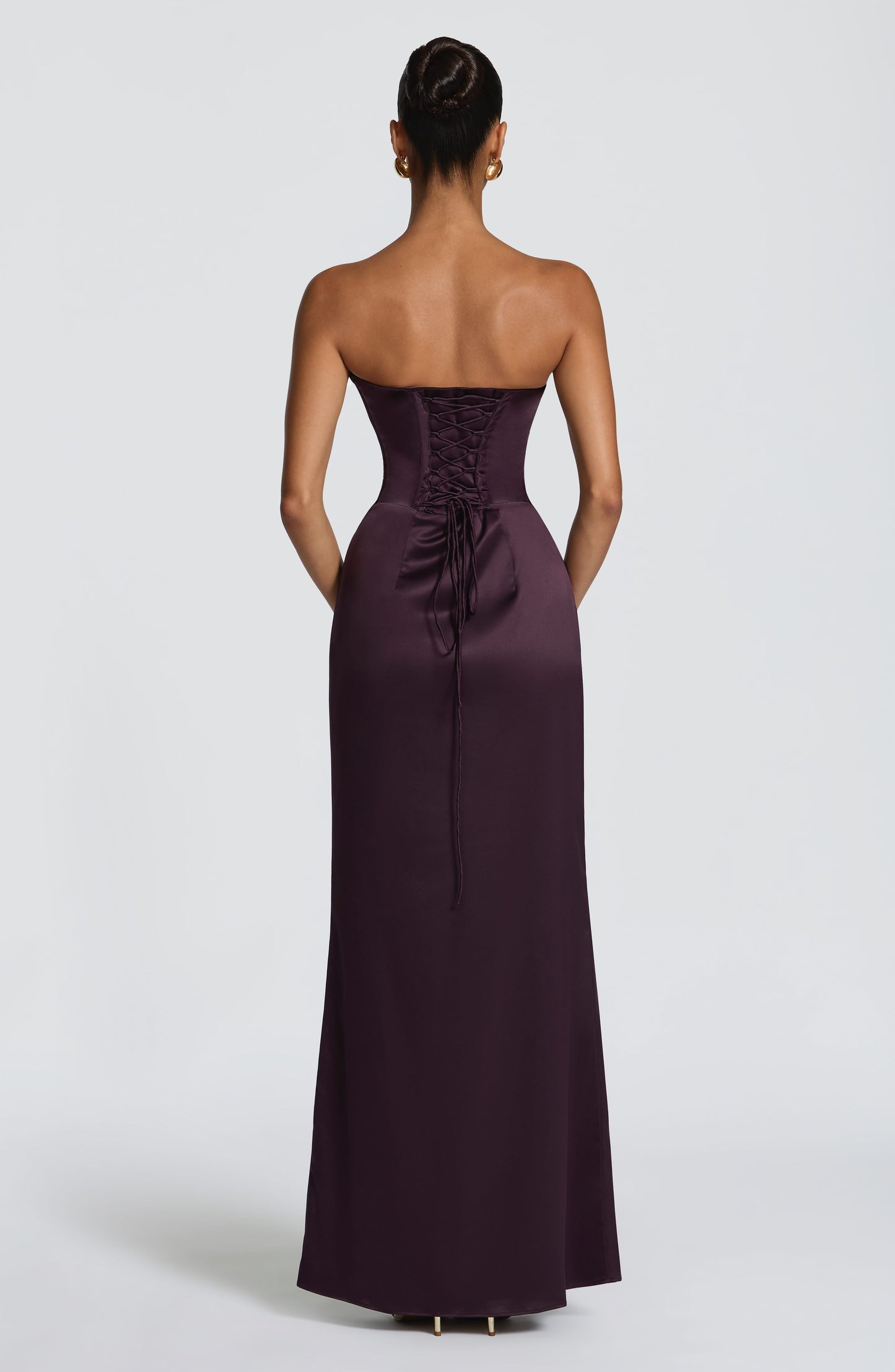 Robe Longue Vessa - Prune