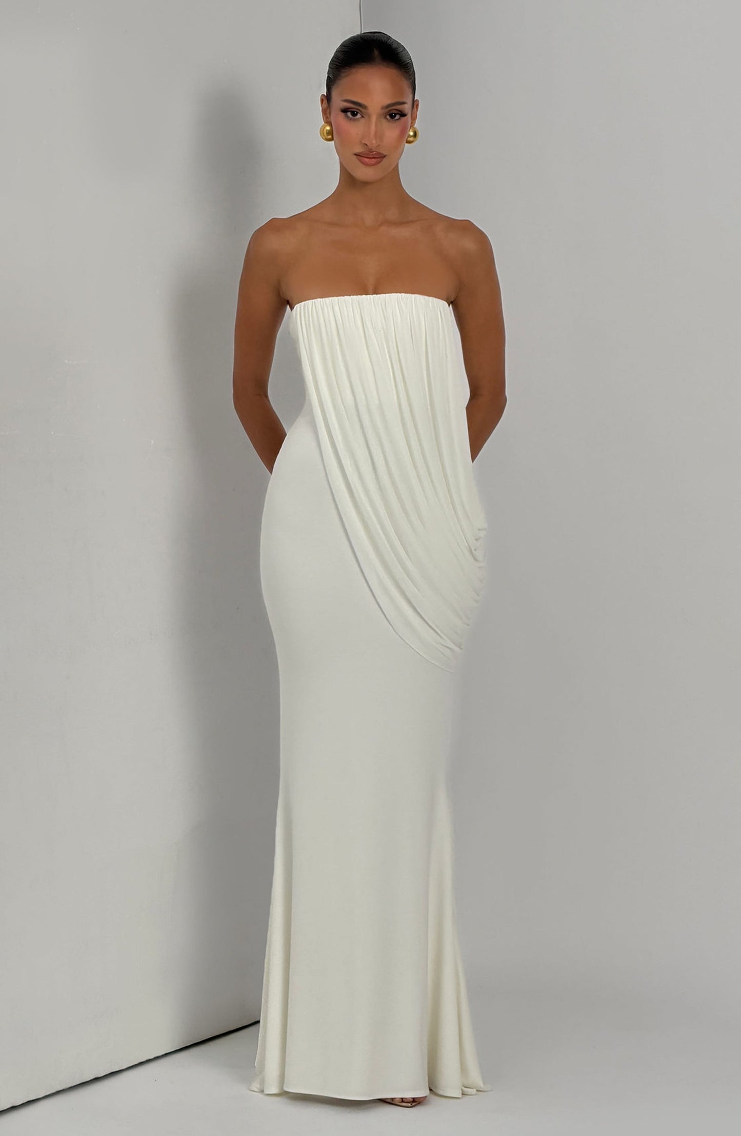 Robe Longue Vienna - Ivoire