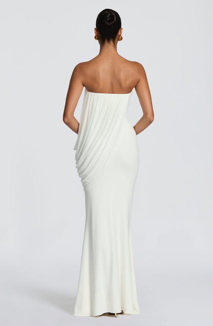 Robe Longue Vienna - Ivoire