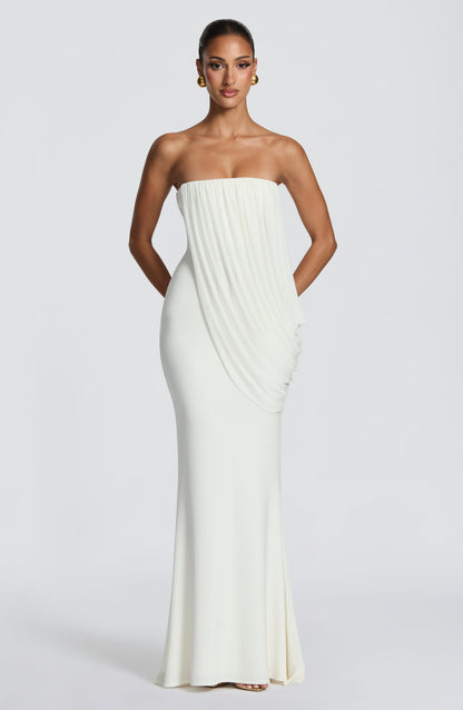 Robe Longue Vienna - Ivoire
