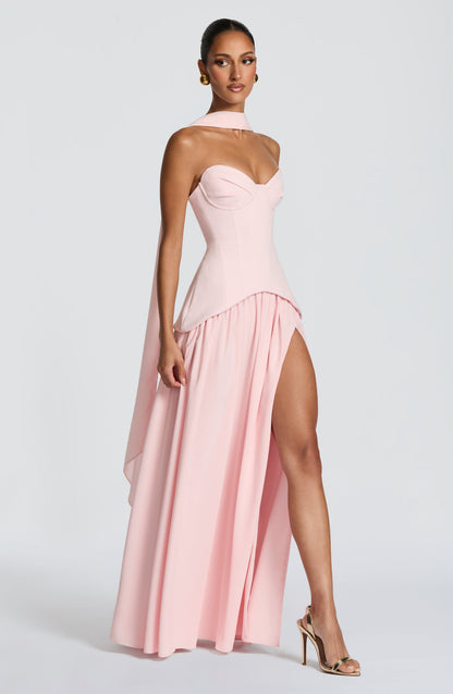 Robe Longue Longue - Blush
