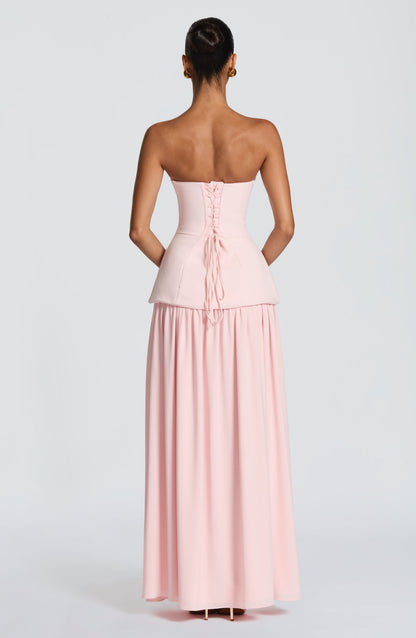 Robe Longue Longue - Blush