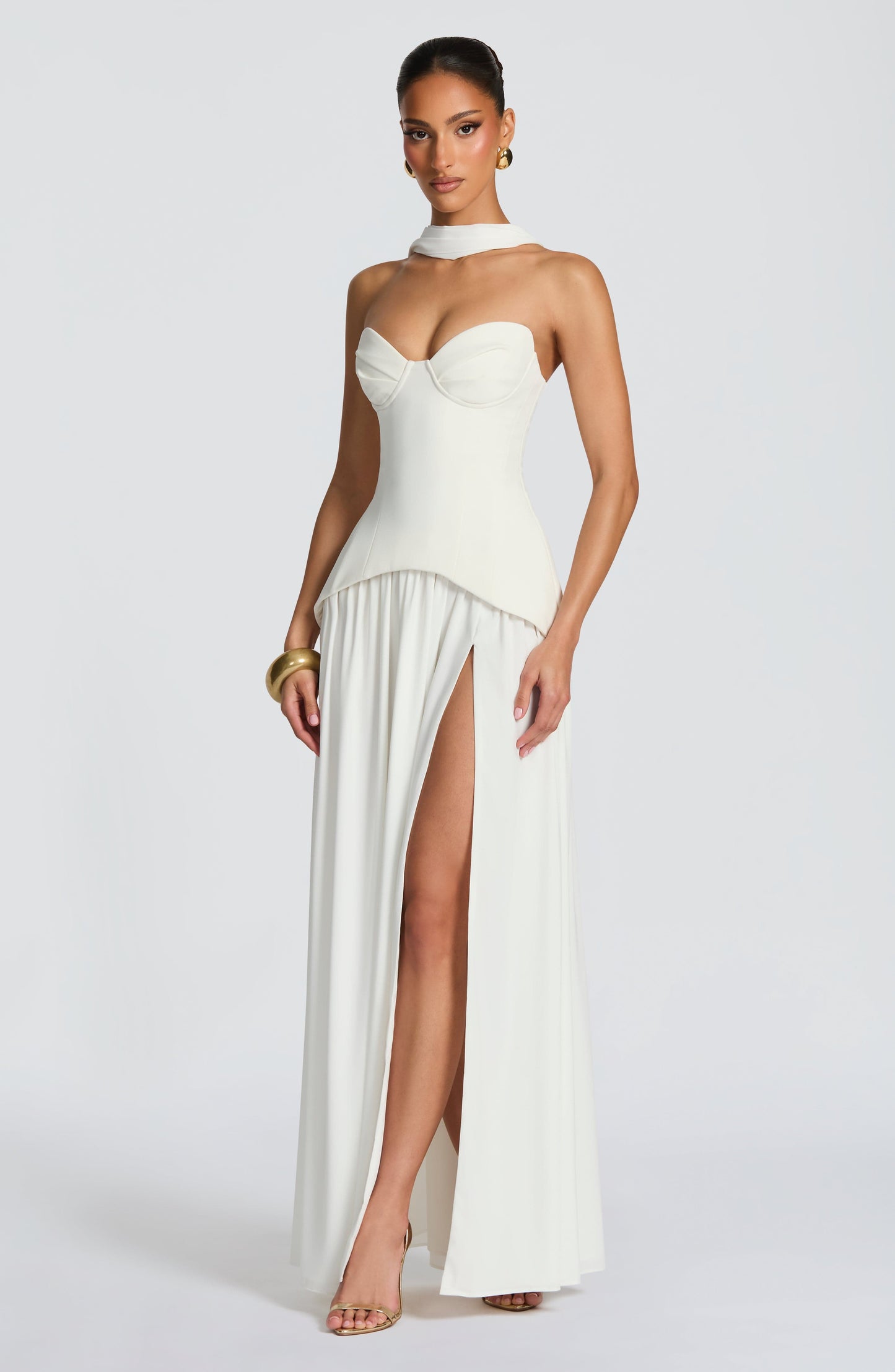 Robe Longue Vietta - Ivoire