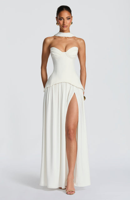 Robe Longue Vietta - Ivoire
