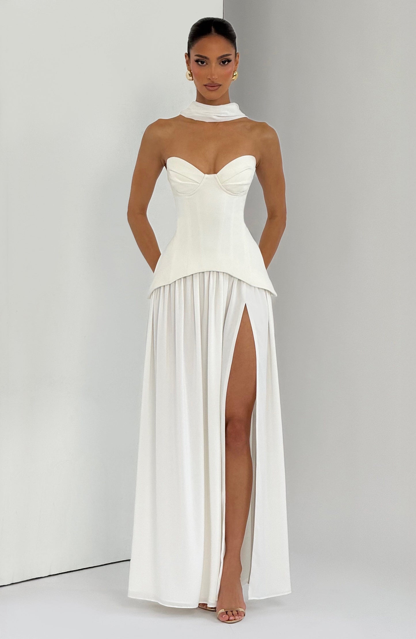 Robe Longue Vietta - Ivoire